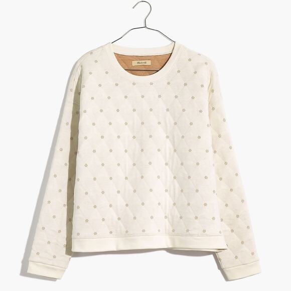 Madewell Quilted Swing Sweatshirt - Picture 3 of 7
